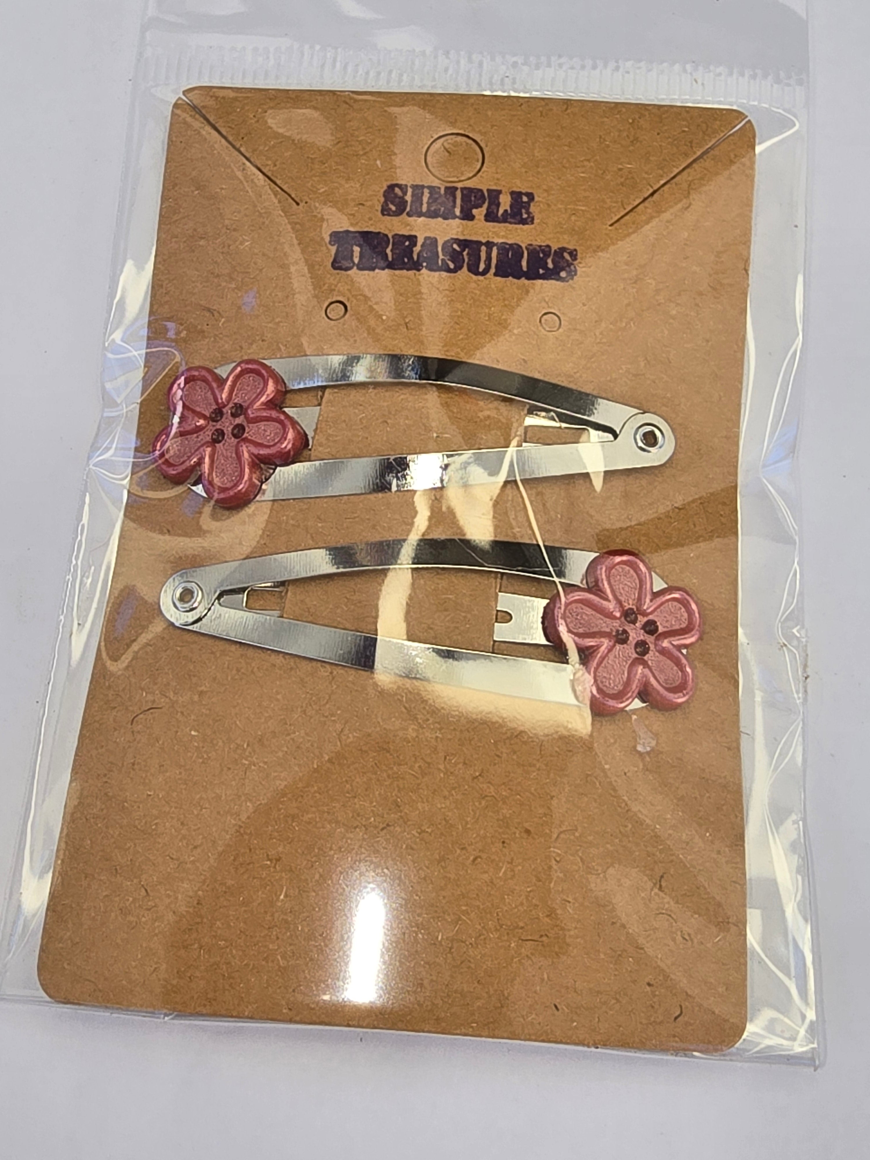 Kids Flower Hair Clips